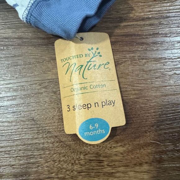 Touched By Nature Infant Boy Cotton Sleep And Play Whales 3 Pk 6-9 Months NWT - Picture 5 of 6